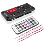 Módulo de Decodificación y Amplificador MP3, 2X25W con Entrada para Tarjeta SD, USB, FM, AUX y Bluetooth, JQ-D002BT-A1