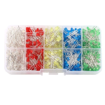 Kit de 500 Luces Led de Distintos Colores de 3mm