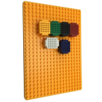 Kit de 6 Mini Protoboard de 25 Puntos + Base