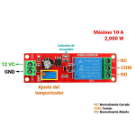 Módulo Relé de 12VDC con Temporizador de Retraso con NE555 - Image 2