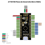 Tarjeta de Desarrollo 16Mhz MH-ET LIVE Tiny88, ATTINY88 - Image 3