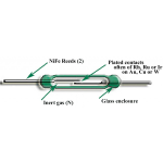 Interruptor por Campo Magnético, Reed Switch, 4.8 CM - Image 2