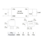 Convertidor DC DC de Aislamiento 5VDC a 5VDC, 200 mAh, B0505S-1W - Image 3
