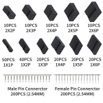 Kit de 620 Conectores Macho y Hembra + Pines Macho y Hembra / Du pont - Image 3