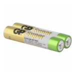 Par de Baterías AAAA 1.5V Alcalina, GP Super