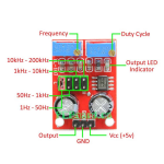 Módulo Generador de Pulso de Frecuencia Ajustable con NE555, 10kHz -200kHz - Image 4