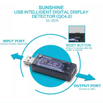 Probador/Medidor de Voltaje Digital USB 2.0, SUNSHINE SS-302A - Image 5