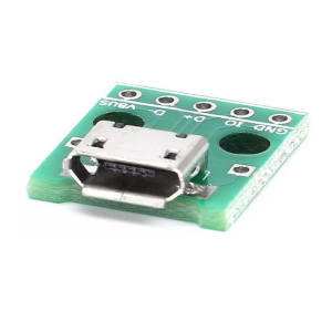 Conector Micro USB Hembra 2.0 con PCB