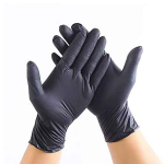 Caja de 50 Pares de Guantes de Nitrilo para Trabajos Electrónicos, Color Negro, Talla S - Image 2