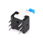 Switch Pulsador On-Off 7X7mm, Color Azul - Image 2
