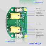 Módulo de Atomización de Doble Pulverización USB Tipo C + Humidificadores Ultrasónicos de 20mm, AK-204 - Image 3