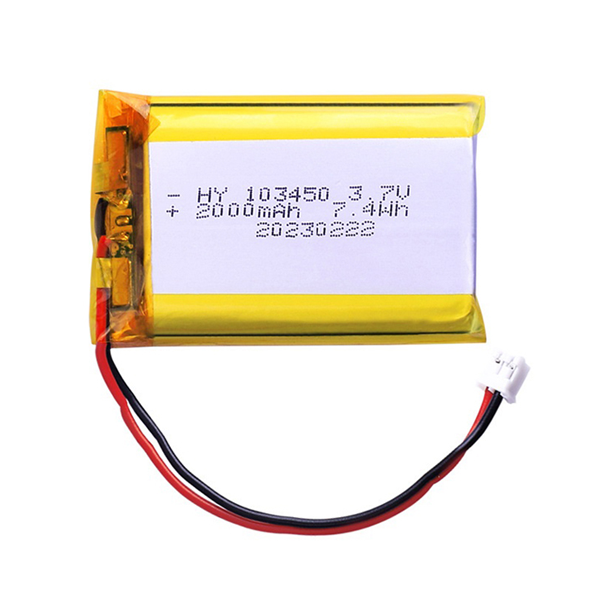 Batería recargable de iones de litio de 3.7 V 19200 mAh de alta capacidad  con enchufe JST PH2.54/2P (personalizable) para electrónica, juguetes