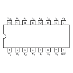 Sumador de 4 Bits Binario, 74LS283 TTL - Image 2