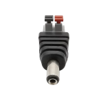 Conector de Energía Macho con Terminales de Presión para Cámara de Videovigilancia CCTV