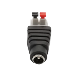 Conector de Energía Hembra con Terminales de Presión para Cámara de Videovigilancia CCTV