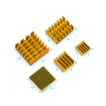 Juego de 5 Disipadores Térmicos de Aluminio para Raspberry Pi - Image 3