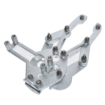 Garra Robótica de Aluminio Plateado, sin Servomotor - Image 3