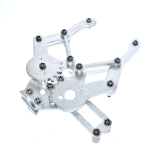 Garra Robótica de Aluminio Plateado, sin Servomotor - Image 2