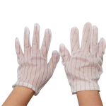 Par de Guantes Antiestáticos Antideslizantes Talla S, Color Blanco - Image 2