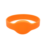 Pulsera de Silicona RFID 125 Khz Compatible con EM4100/TK4100, Color Naranja