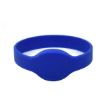 Pulsera de Silicona RFID 125 Khz Compatible con EM4100/TK4100, Color Azul
