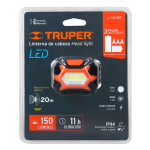 Linterna Led para Cabeza, 1 LED 150 Lúmenes, de 3 pilas AAA, Truper