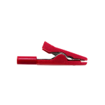 Pinza Tipo Lagarto de 42mm, Color Rojo para Cables de Multímetro, P2009