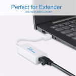 Par de Extensores USB a RJ45 Hembra, Receptor y Emisor de Hasta 200 Metros para Cable Ethernet CAT5E y CAT6 - Image 3