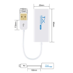 Par de Extensores USB a RJ45 Hembra, Receptor y Emisor de Hasta 200 Metros para Cable Ethernet CAT5E y CAT6 - Image 4