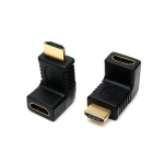 Adaptador HDMI Macho a HDMI Hembra Acodado, HM-2009 - Image 2