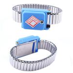 Pulsera Antiestática Inalámbrica Ajustable, Metalica