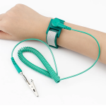 Pulsera Antiestática Ajustable con Cable de Conexión a Tierra, Color Verde - Image 2