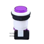 Pulsador Arcade con Switch para Máquina de Videojuegos, Color Morado
