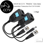Par de Video Balun RJ45 Pasivo para Cámara de Seguridad CCTV, Transceptor, 8MP AHD - Image 2
