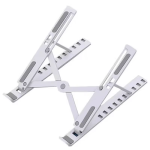 Base Portátil Plegable para Laptop de 10" a 15.6", Color Blanco