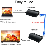 Par de Extensores Compatibles con HDMI 4K, Hasta 100 Metros para Cable Ethernet CAT5e y CAT6 - Image 3