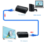 Par de Extensores Compatibles con HDMI 4K, Hasta 100 Metros para Cable Ethernet CAT5e y CAT6 - Image 2
