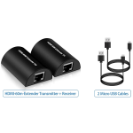 Par de Extensores Compatibles con HDMI 4K, Hasta 100 Metros para Cable Ethernet CAT5e y CAT6 - Image 6