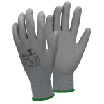 Par de Guantes Antiestáticos de Poliéster Talla XXL, Color Gris/Verde
