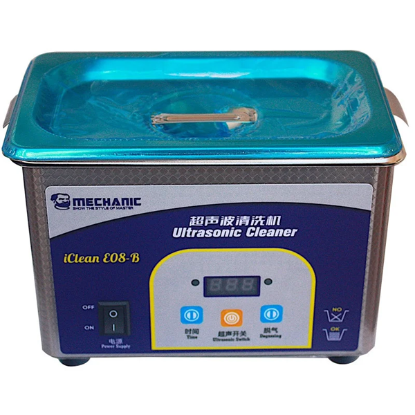 Limpiador ultrasónico Mechanic iClean E08B de 0.8 litros- Guatemala