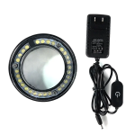 Lampara LED Ajustable de 28 Leds para Microscopios, Color Negro, Relife RL-033D