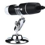 Microscopio Digital Ajustable 1000X, 2MP, 1080P, 8 LED, para Smartphone con Conexión WiFi + Soporte, Color Negro, W05A - Image 3