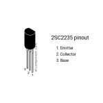 Transistor Bipolar C2235, NPN 120V 0.8A, 0.9W, 120MHz, TO-92MOD - Image 2