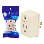 Adaptador con Supresor de Picos 270 Joules, Volteck