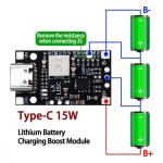 Módulo Cargador para Batería de Litio 18650, Tipo C, BMS 3S, 1.5A - Image 4