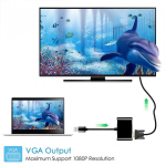 Adaptador USB Macho a VGA Hembra y HDMI - Image 3