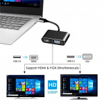 Adaptador USB Macho a VGA Hembra y HDMI - Image 4