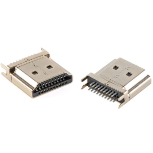 Conector HDMI Macho de 19 Pines Vertical para Placa