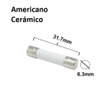 Fusible de Cerámica Americano 5A 250V - Image 2