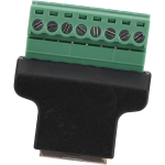 Adaptador Ethernet RJ45 Hembra CAT5E y CAT6 a Terminales de Tornillo - Image 2